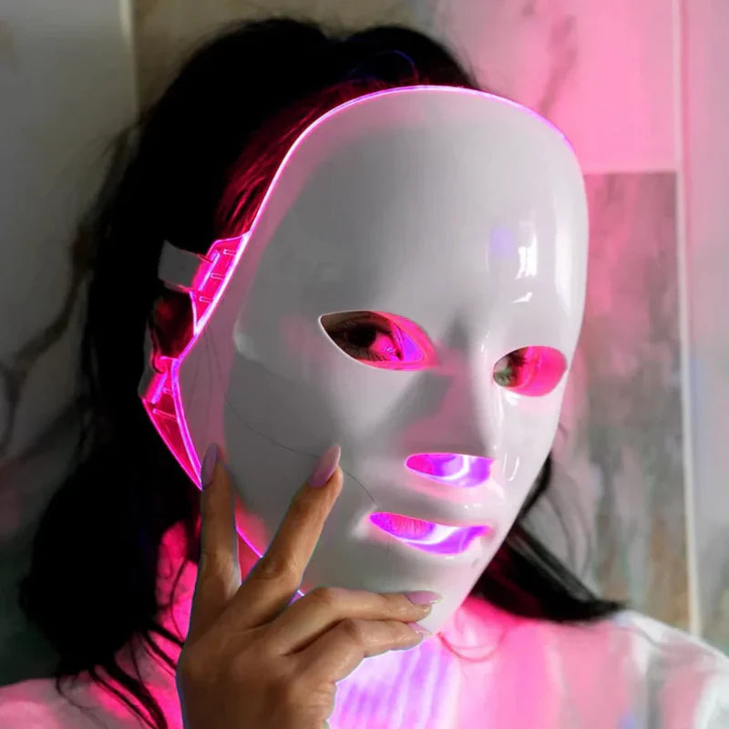 Máscara facial LED