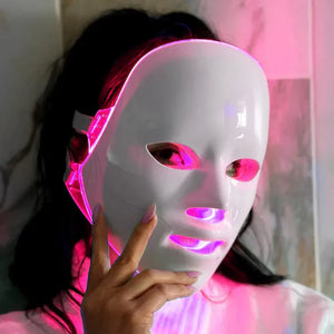 Máscara facial LED