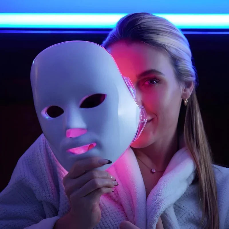 Máscara facial LED