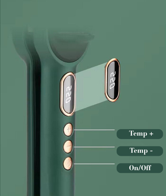 Plancha Rizadora Iónica de Cerámica 2 en 1